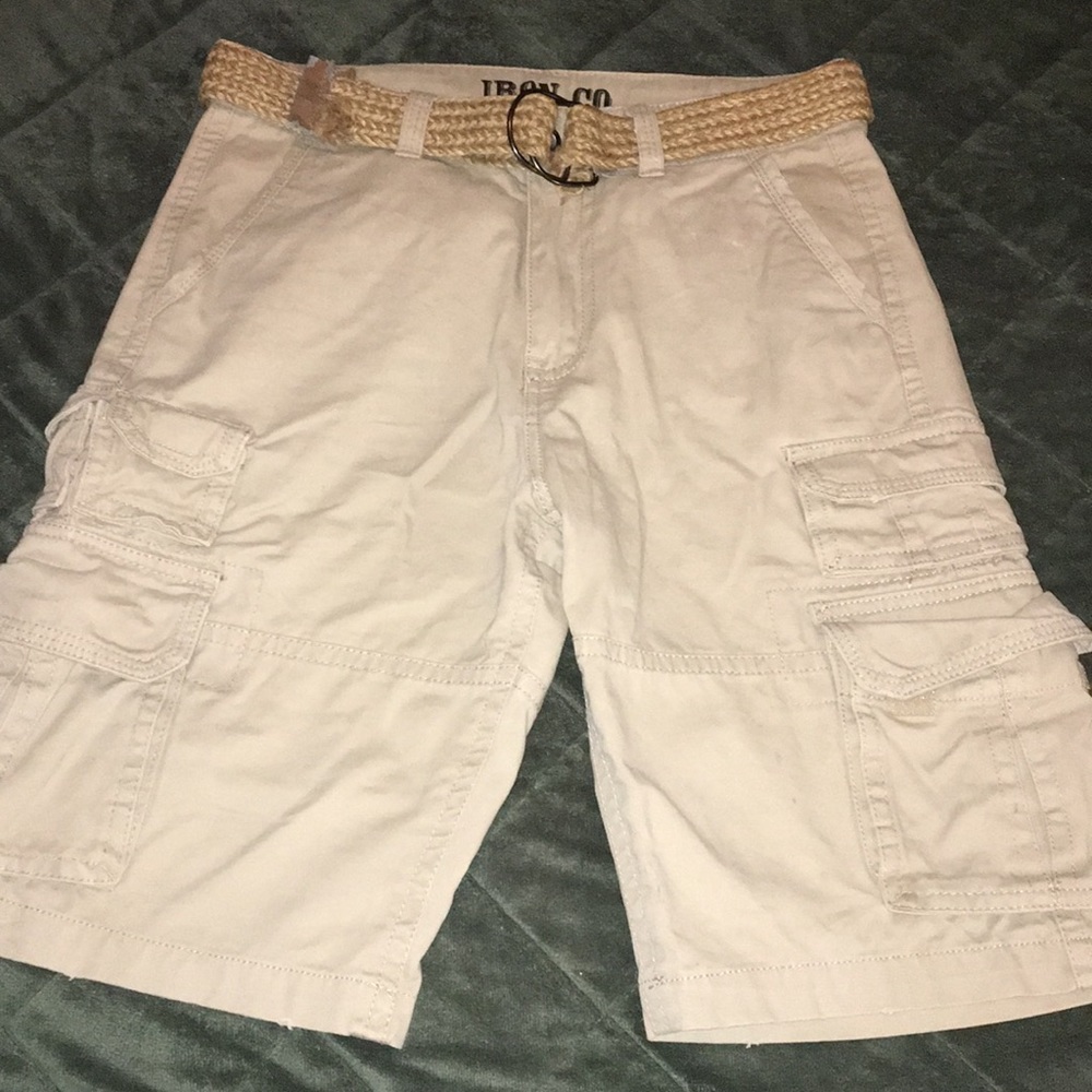 HEAVY CARGO SHORTS WITH BELT 29